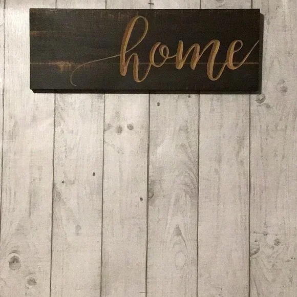 Rustic Wood Home Sign - Picture 1 of 4